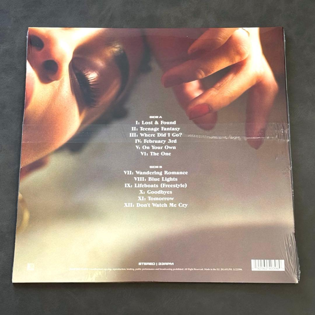 Jorja Smith Lost & Found【新品未開封】アナログレコード