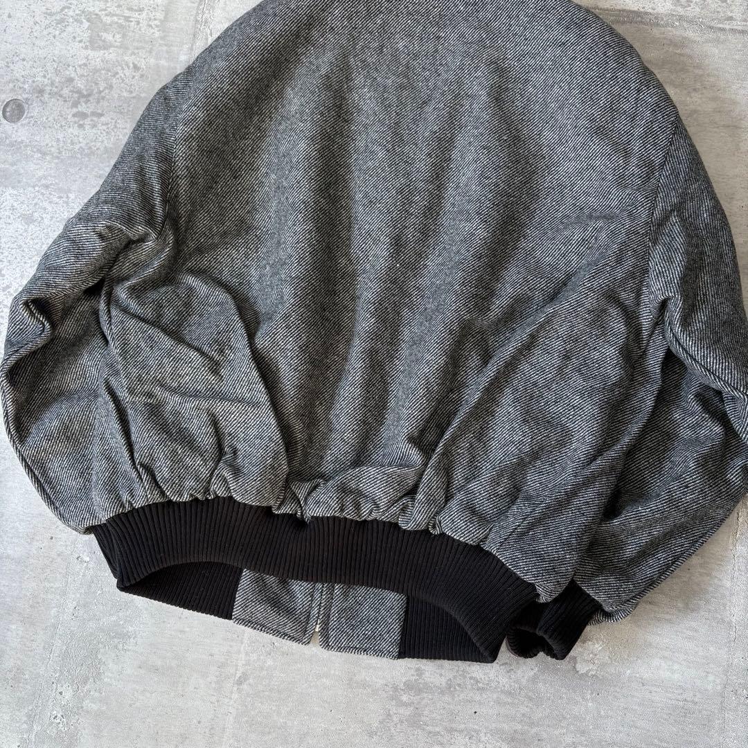 ジャケット・アウター 00s tweed bomber jacket short length y2k