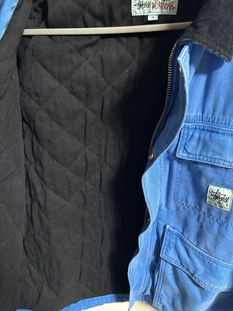 ジャケット・アウター STUSSY Washed CANVAS Shop Jacket