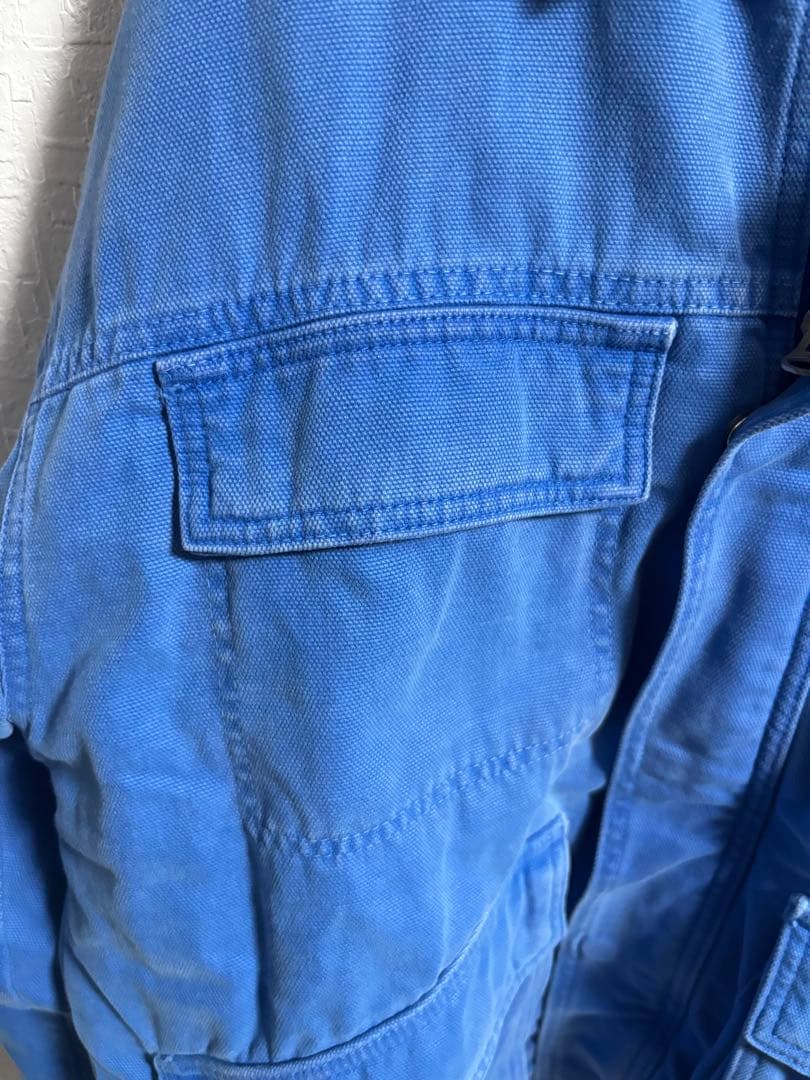 ジャケット・アウター STUSSY Washed CANVAS Shop Jacket