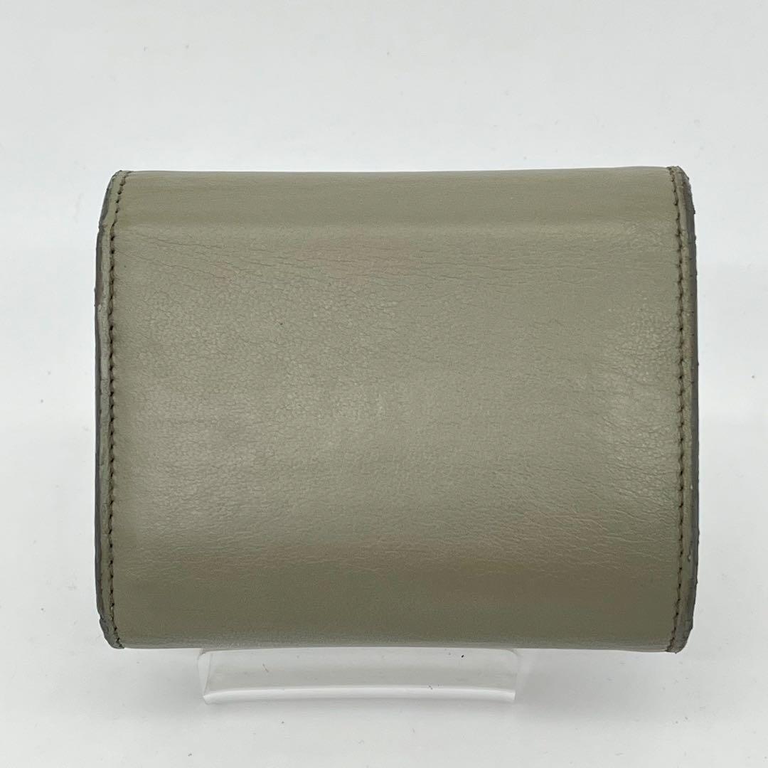 CELINE 三つ折り財布 トリオンフ ゴールド金具 スモールウォレット レザー
