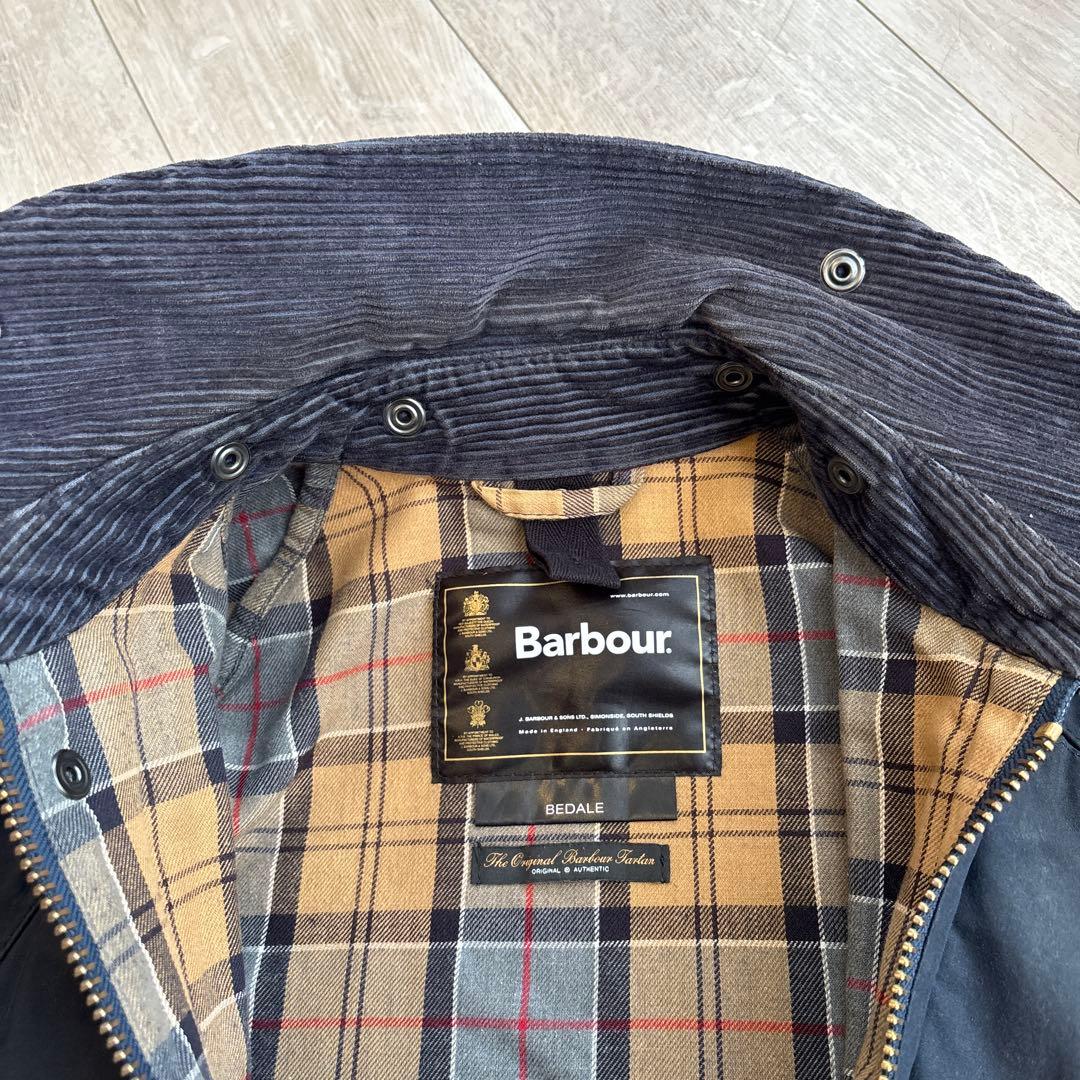 Barbour ビデイル オイルドジャケット ネイビー 38