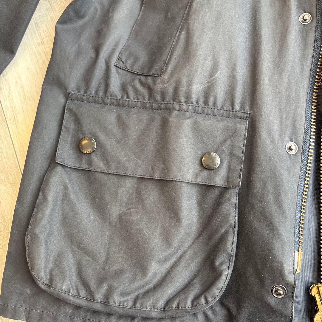 Barbour ビデイル オイルドジャケット ネイビー 38