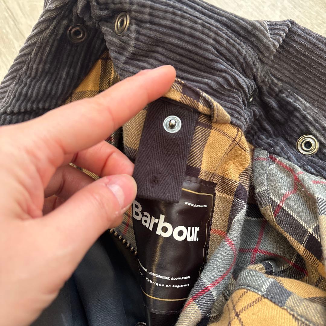Barbour ビデイル オイルドジャケット ネイビー 38