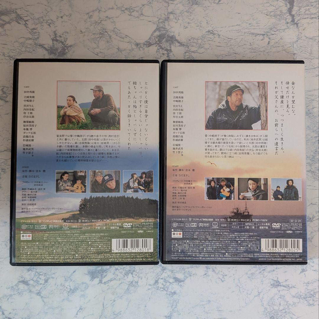 DVD　北の国から 2002遺言 前編 後編　全2巻　新品ケース付