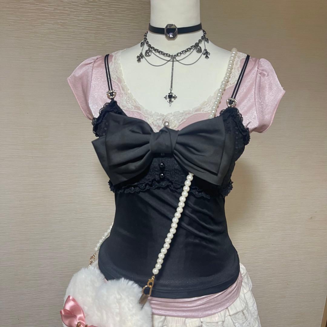 y2k 姬ギャル グランジ coquette 2点セット売り ガーリー 甘ロリ