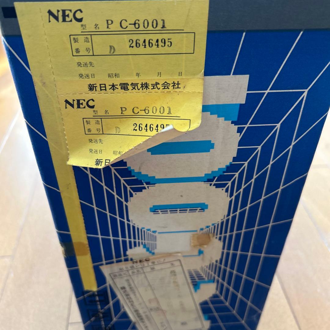 NEC PC−6001 本体　箱付き