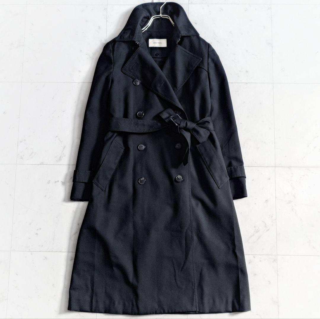 美品✨トゥモローランド DES PRES ライナー付トレンチコート ネイビー