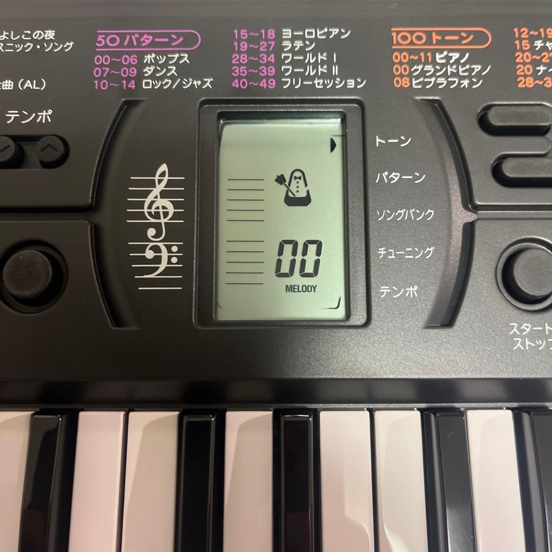 CASIO MINI KEYBOARD SA-76 44鍵 アダプター付①