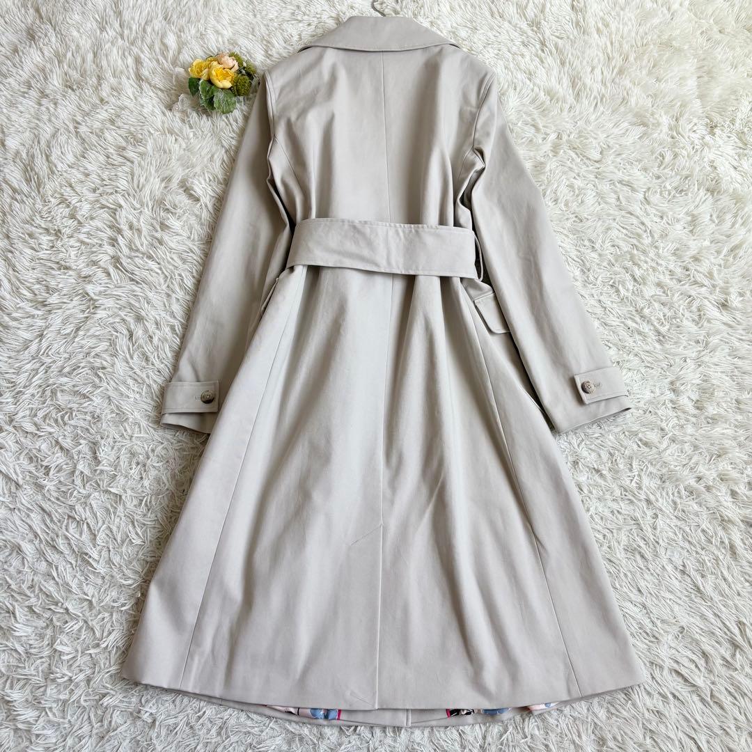 新品タグ付き♡ケイトスペード トレンチコート 裏地花柄 リボンベルト 6.8万円