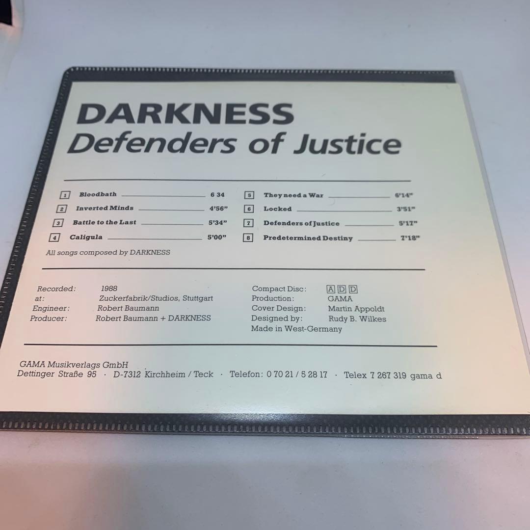 Darkness Defenders Of Justice '88 正規品