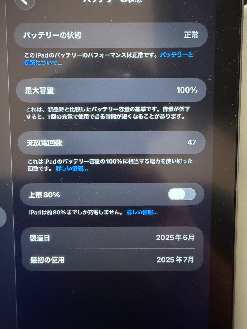 iPad mini (A17 Pro) 128GB スペースグレー