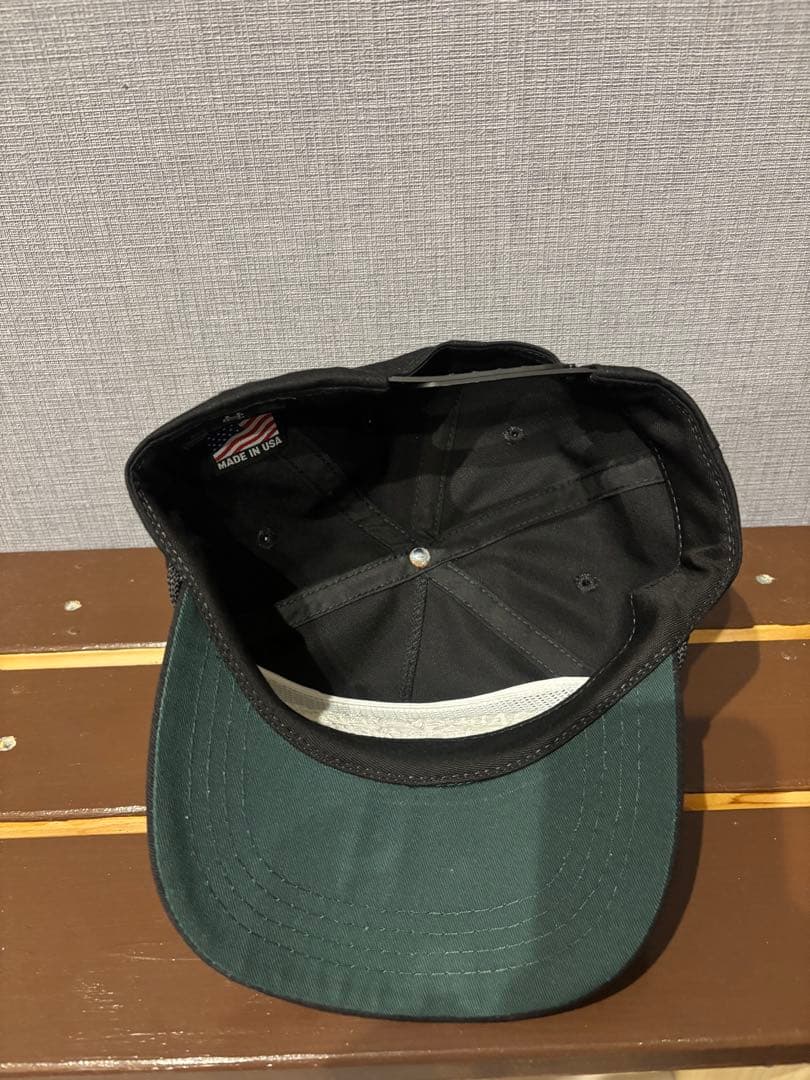 ポ*カ様 トラッカーキャップ USA製　ブラック