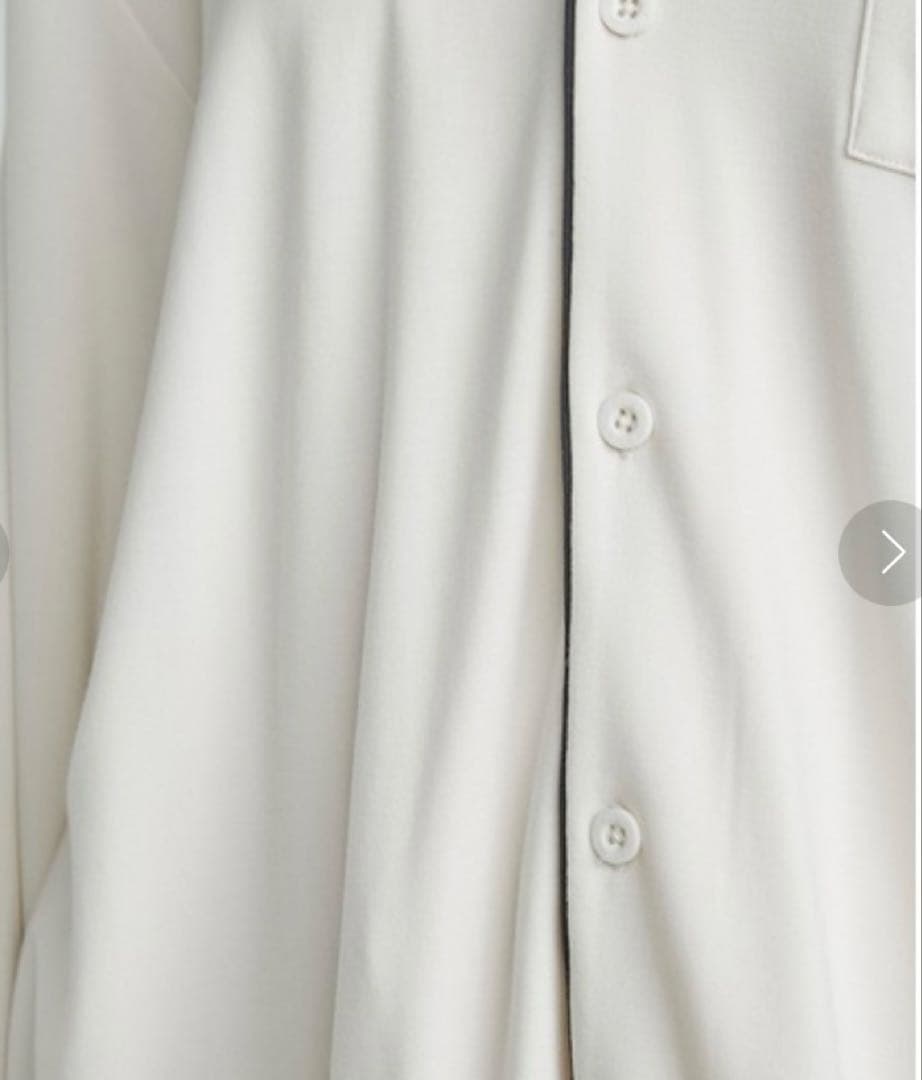 美品✨ジェラートピケ　モダールパイピングシャツ＆ロングパンツ　セット