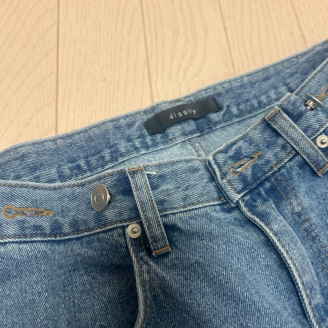 キャナルジーン　diggity ボタンポケットデニムパンツ　S