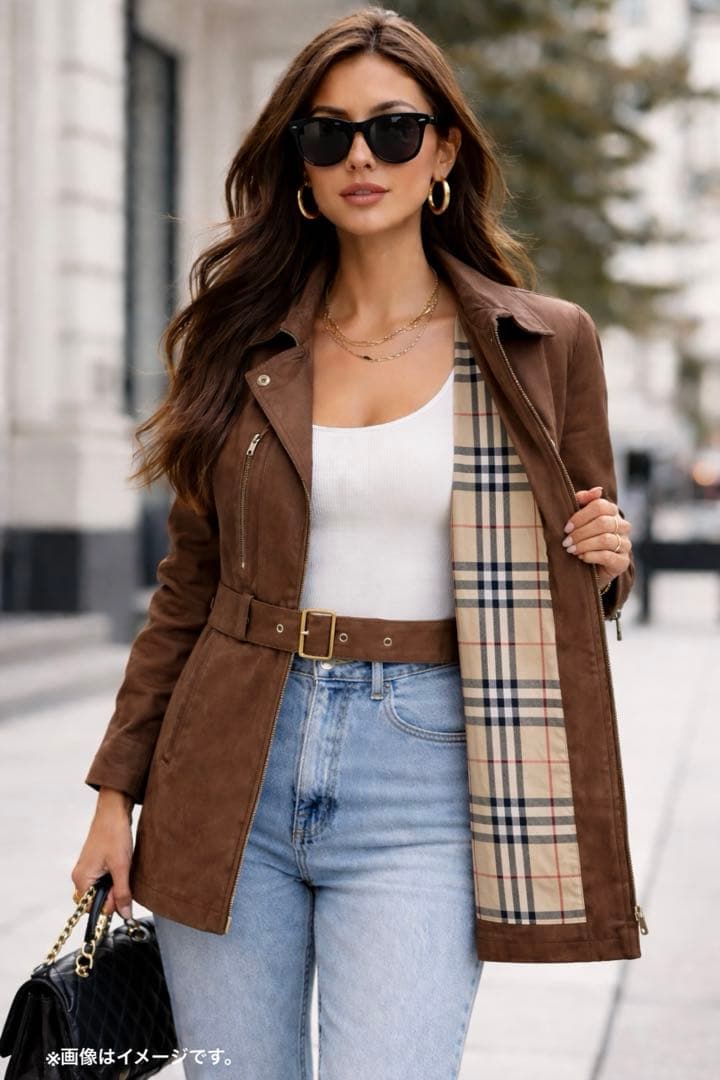 BURBERRY LONDON トレンチコートショート丈ノバチェック レディース
