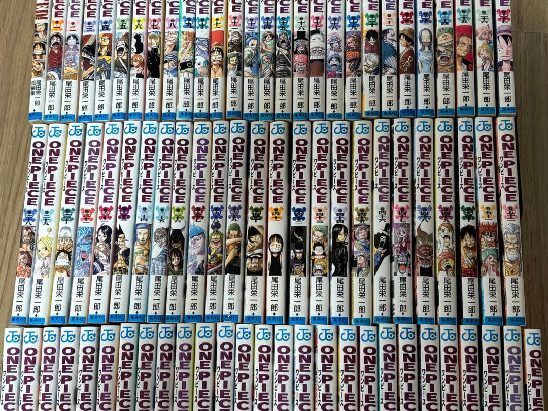 ワンピース　1巻から106巻とWANTED 107冊