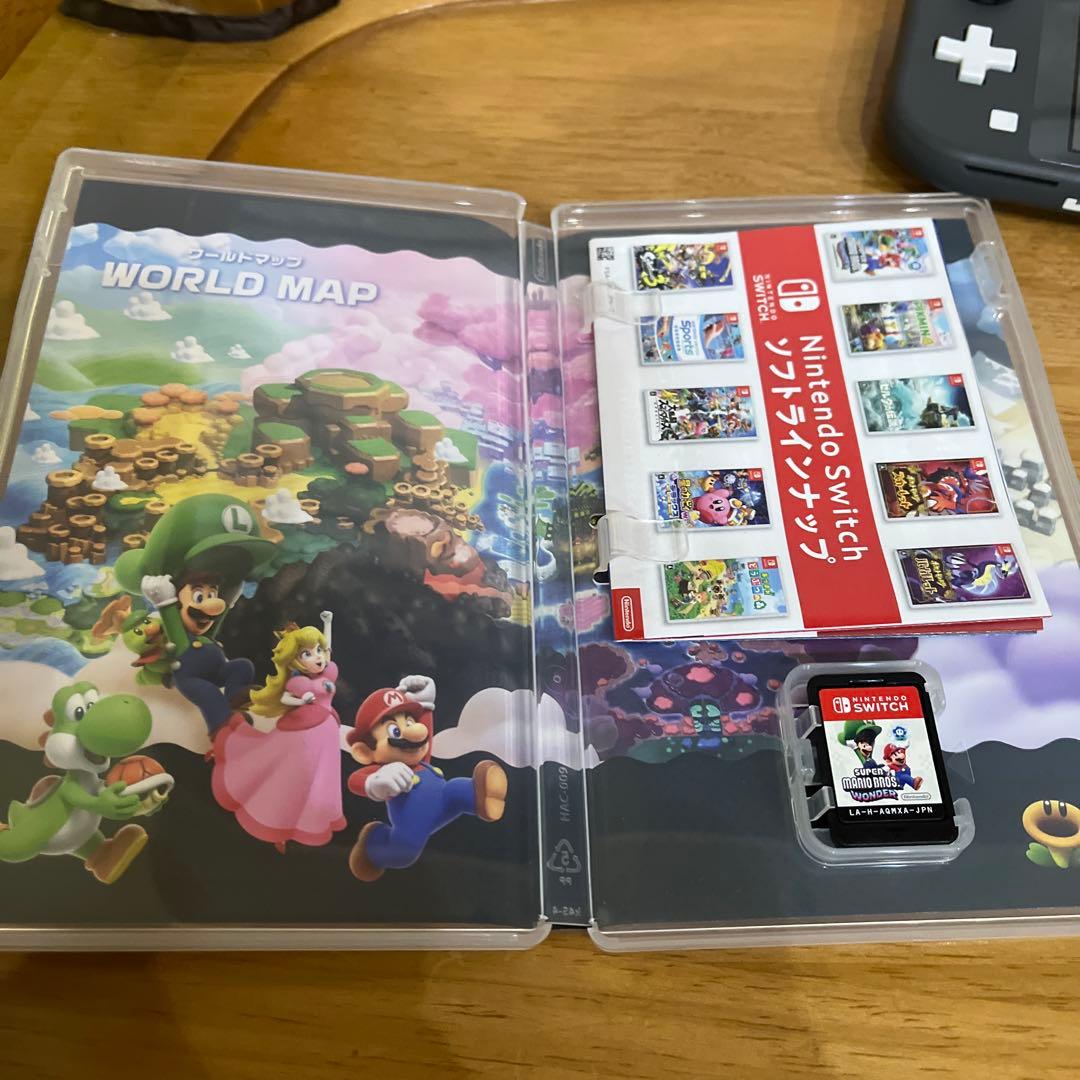 動作OK】Switch Liteグレー＆スーパーマリオブラザーズワンダー セット