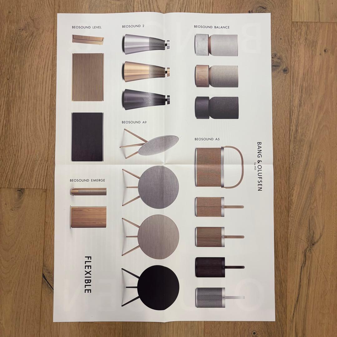 Bang&Olufsen Sound & Design ポスター 本 ステッカー