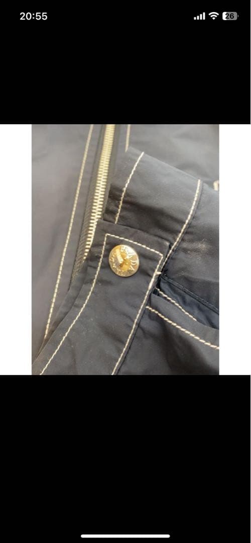t*o様 PRADA ネイビー ジップアップジャケット 3XL