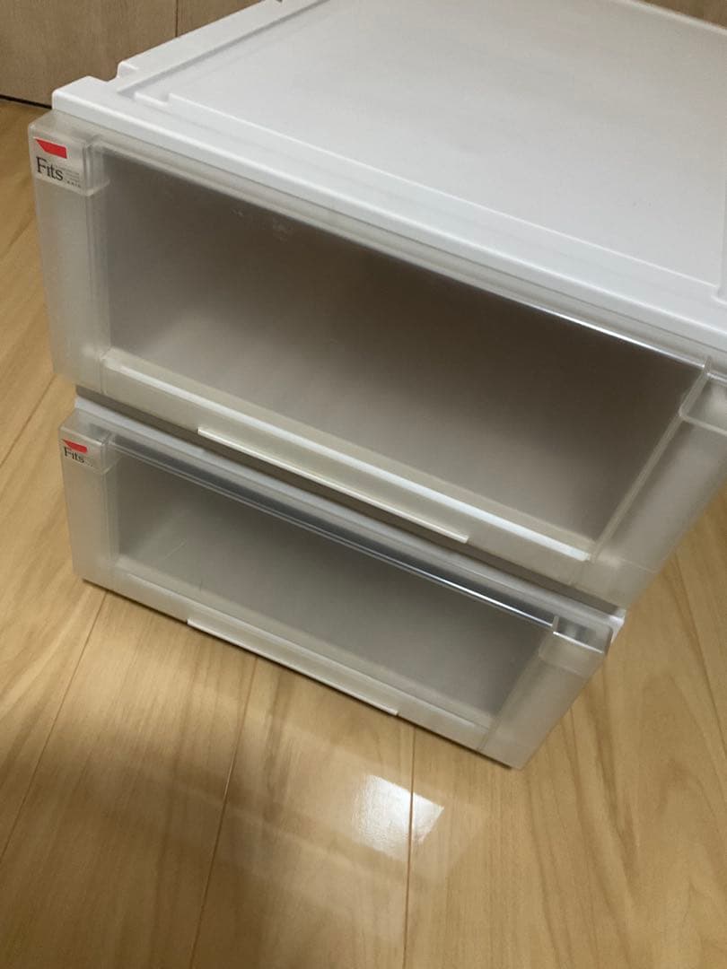 TENMA Fits ハイグレード収納ケース 44×23×74 cm 2個セット
