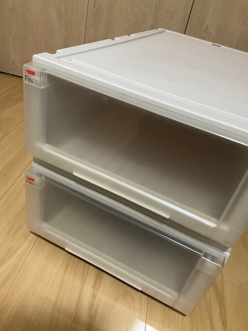 TENMA Fits ハイグレード収納ケース 44×23×74 cm 2個セット