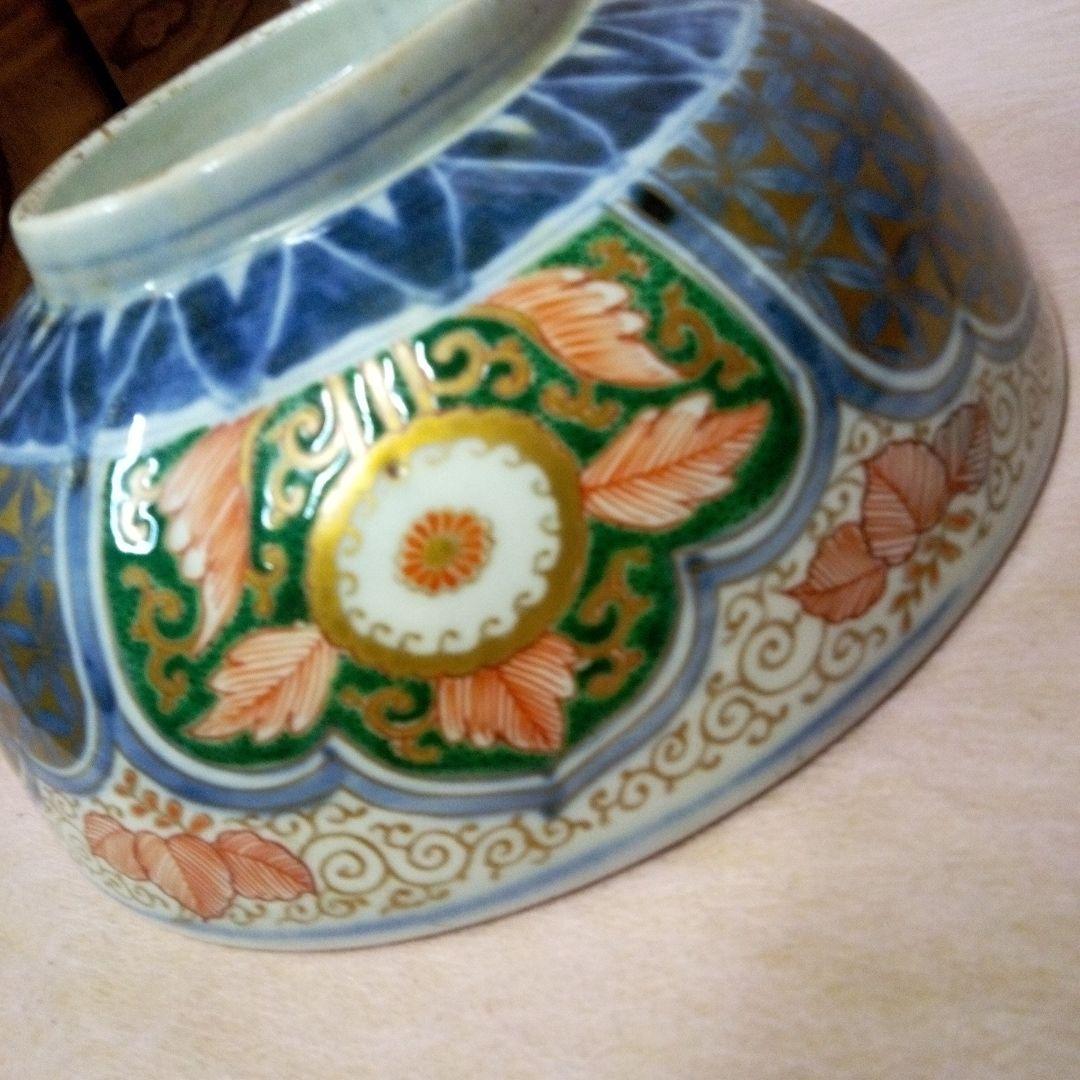 古伊万里　極上金彩錦絵　染付　古美術　骨董