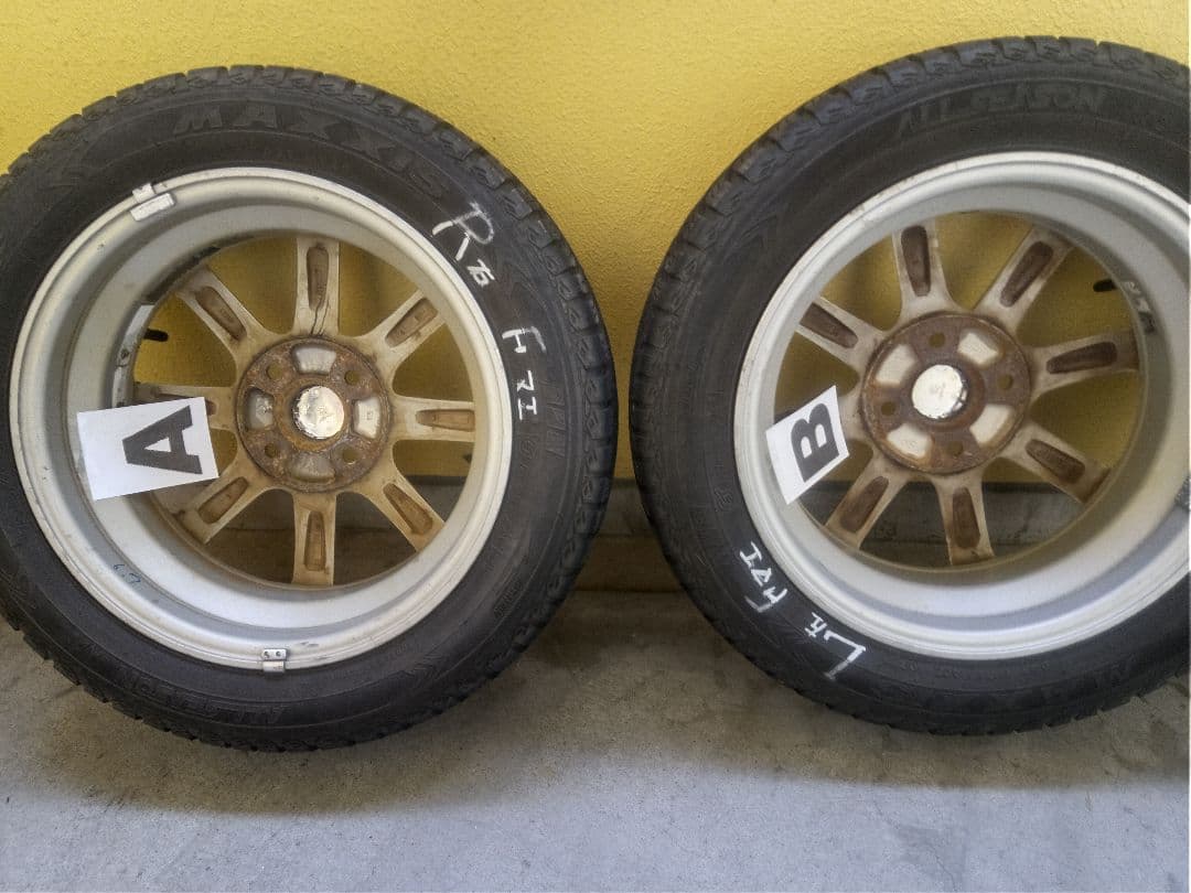 ダイハツ純正ホイール 155／65r14 オールシーズンタイヤ 2本セット