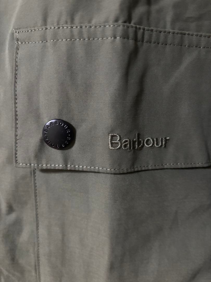 Barbour ビデイル ピーチスキン コットン ブルゾン M