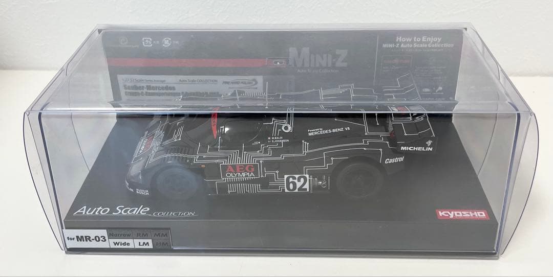 京商　ミニッツ　ザウバーメルセデス C9 No.62 LM 1988