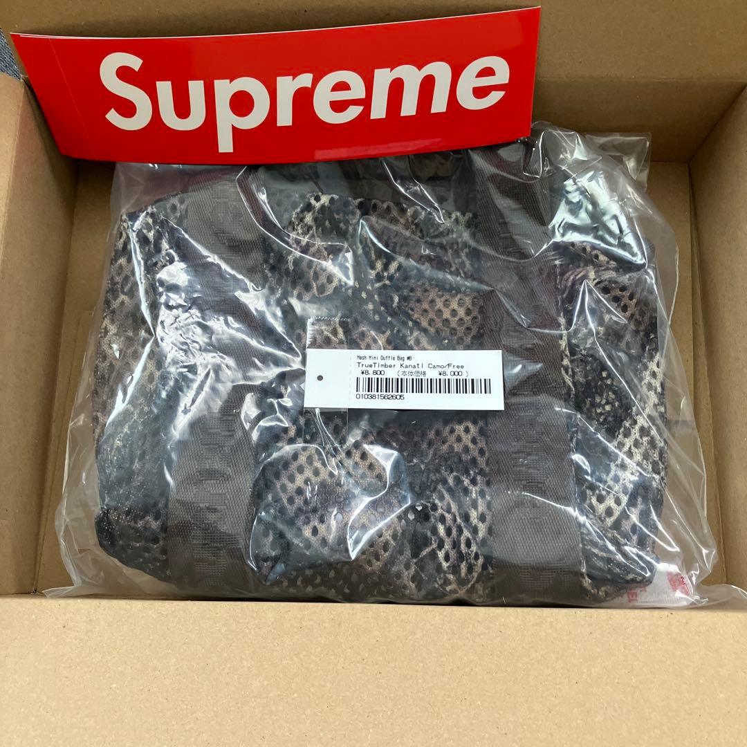 バッグ Supreme Mesh Mini Duffle Bag Camo