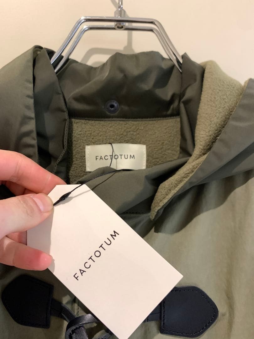 FACTOTUM ナイロン　ダッフルコート