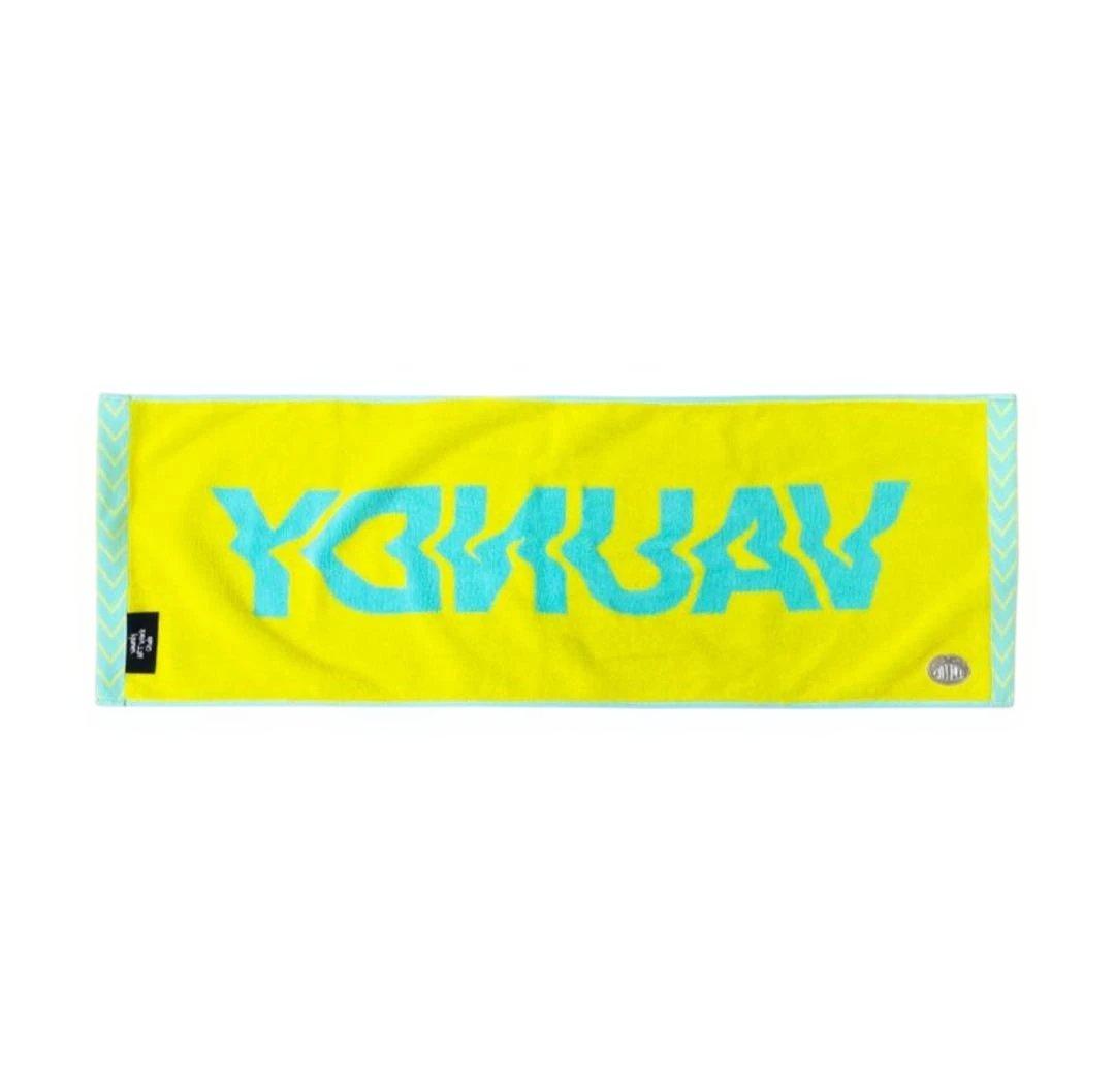 【福岡限定カラー】ロゴジャガードタオル [Light Blue×Yellow]