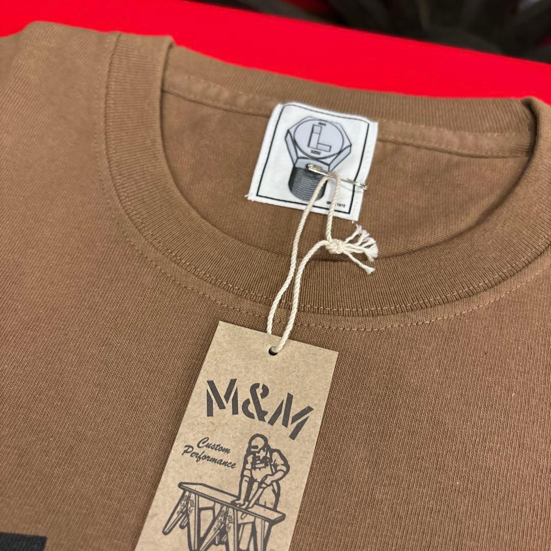 未使用品 M&M custom performance Tシャツ size L