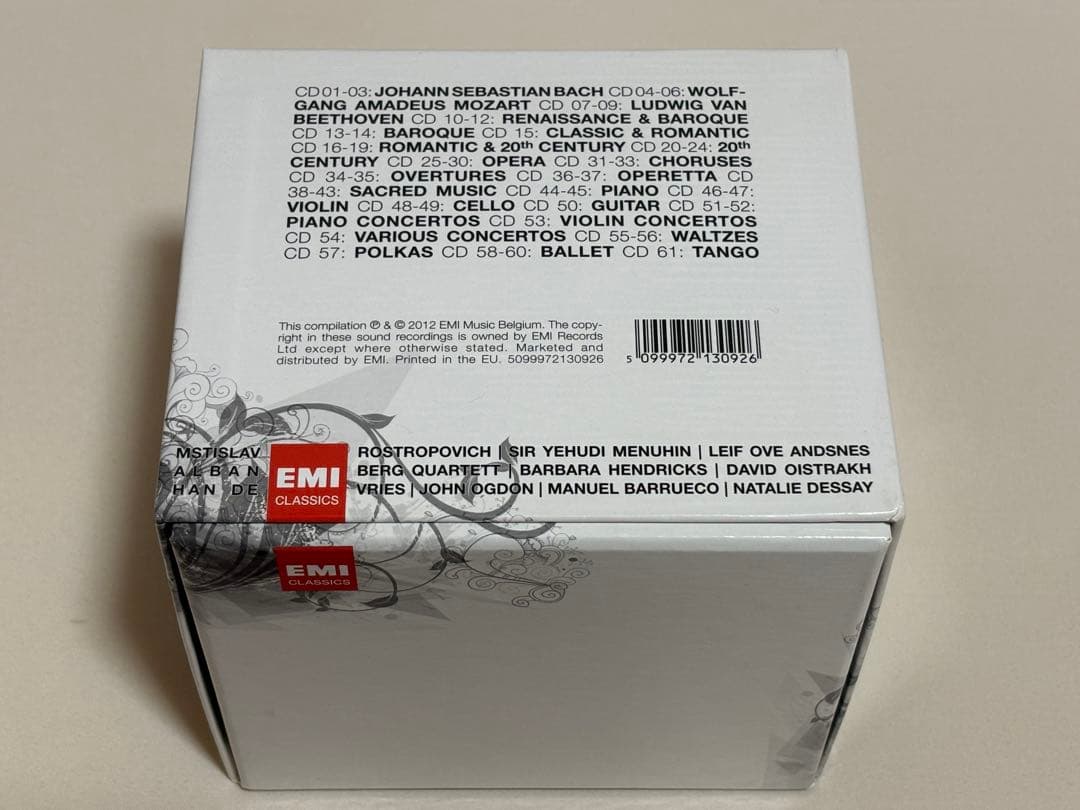 クラシック EMI 1000 Classical Masterpieces CD-BOX