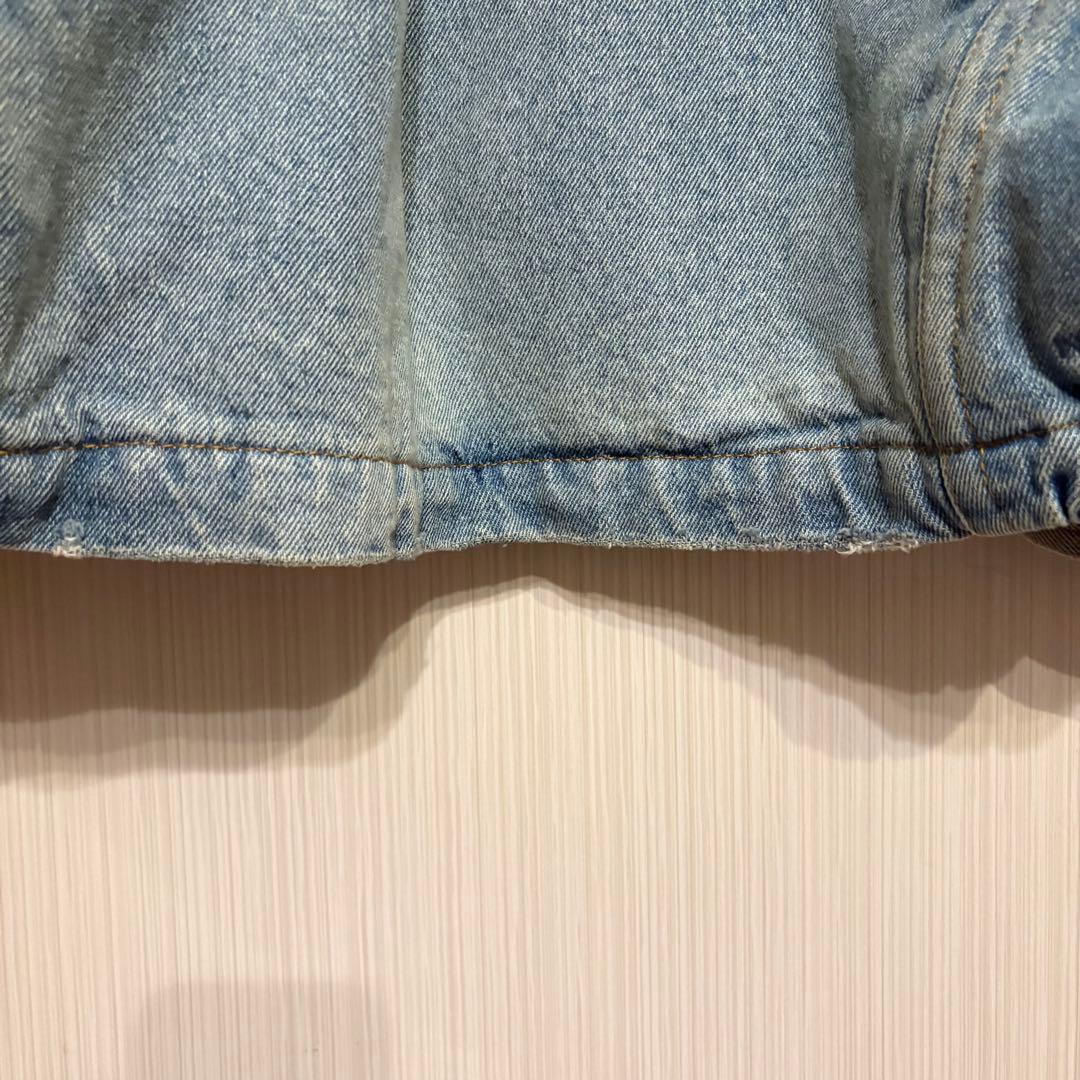 NAUTICA ノーティカ デニムジャケット 襟コーデュロイ M オーバーサイズ