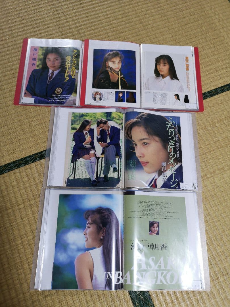瀬戸朝香(1冊200円計算)124冊分350ページ切り抜きしファイリング済み