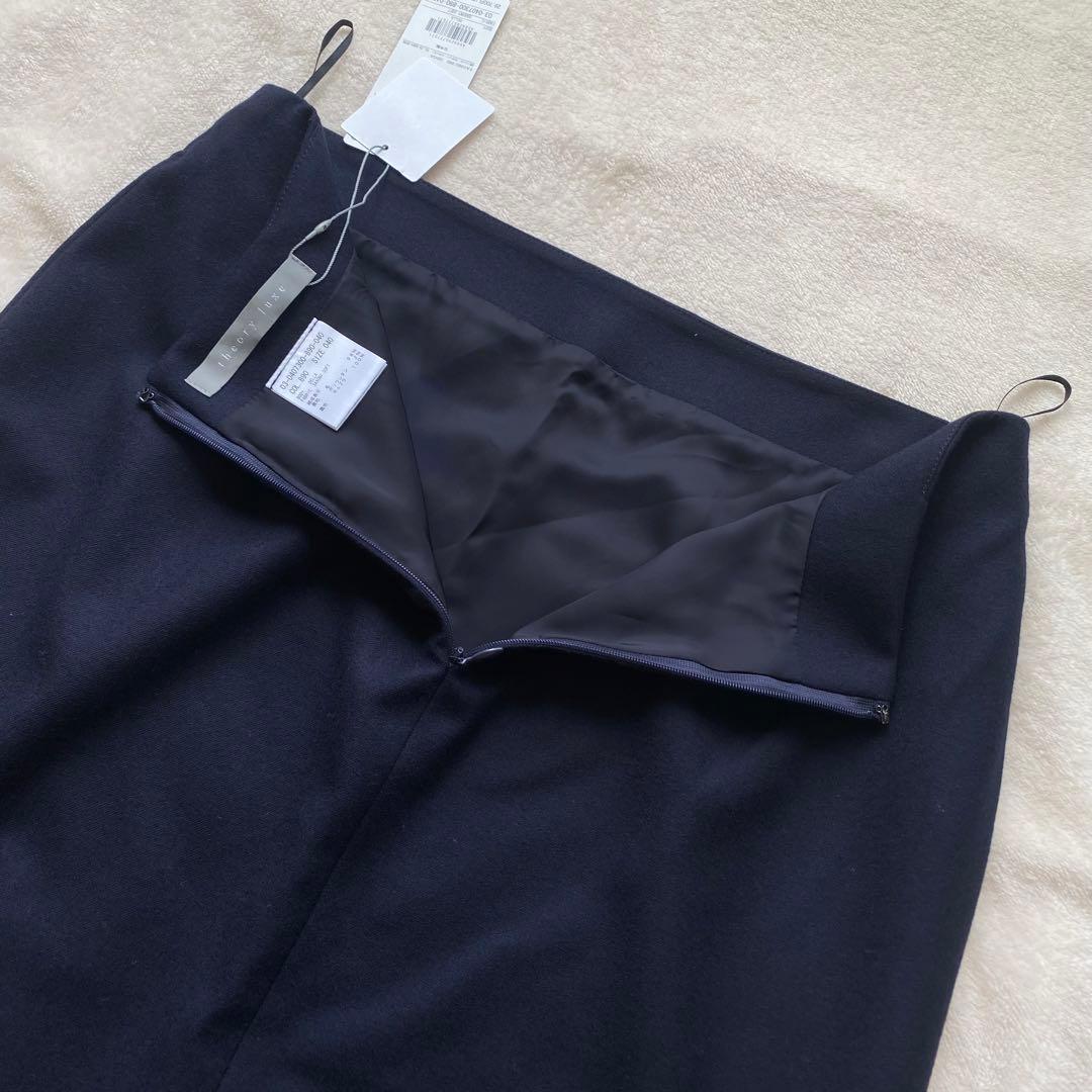 【未使用・タグ付き】 theory luxe ペンシルスカート ネイビー 40
