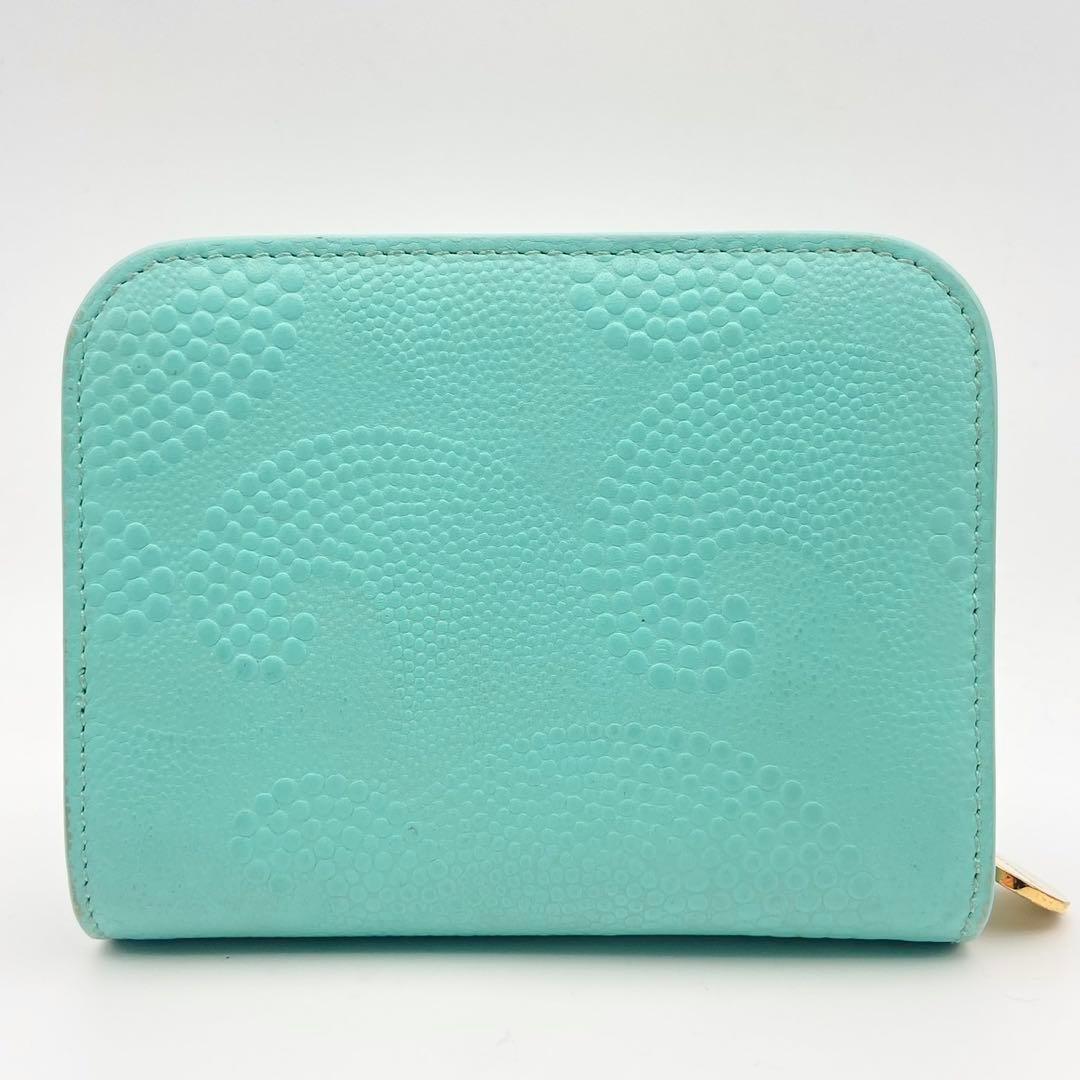 極美品● ティファニー コンパクトウォレット ケース レザー