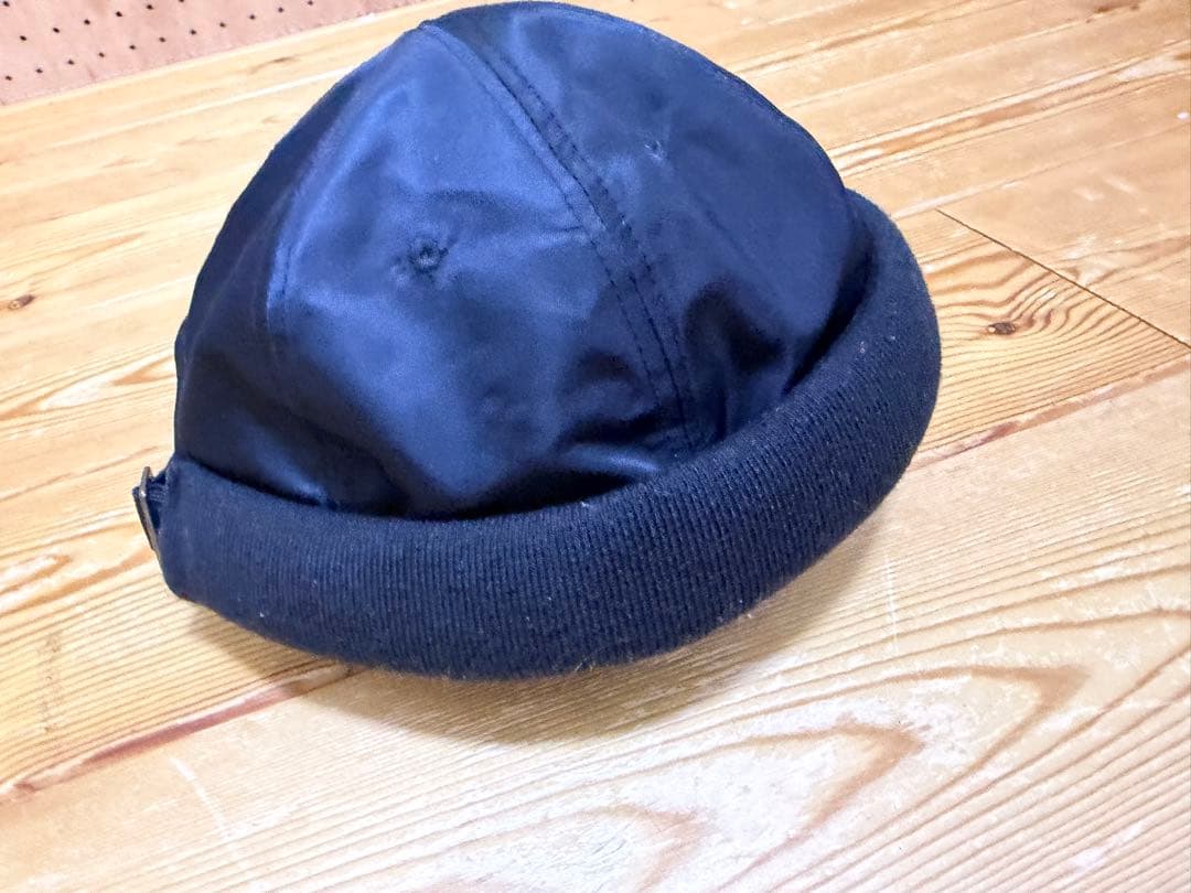 THE H.W.DOG&CO. MA-1 ROLL CAP Black 古着