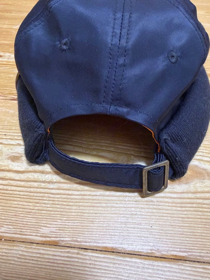 THE H.W.DOG&CO. MA-1 ROLL CAP Black 古着