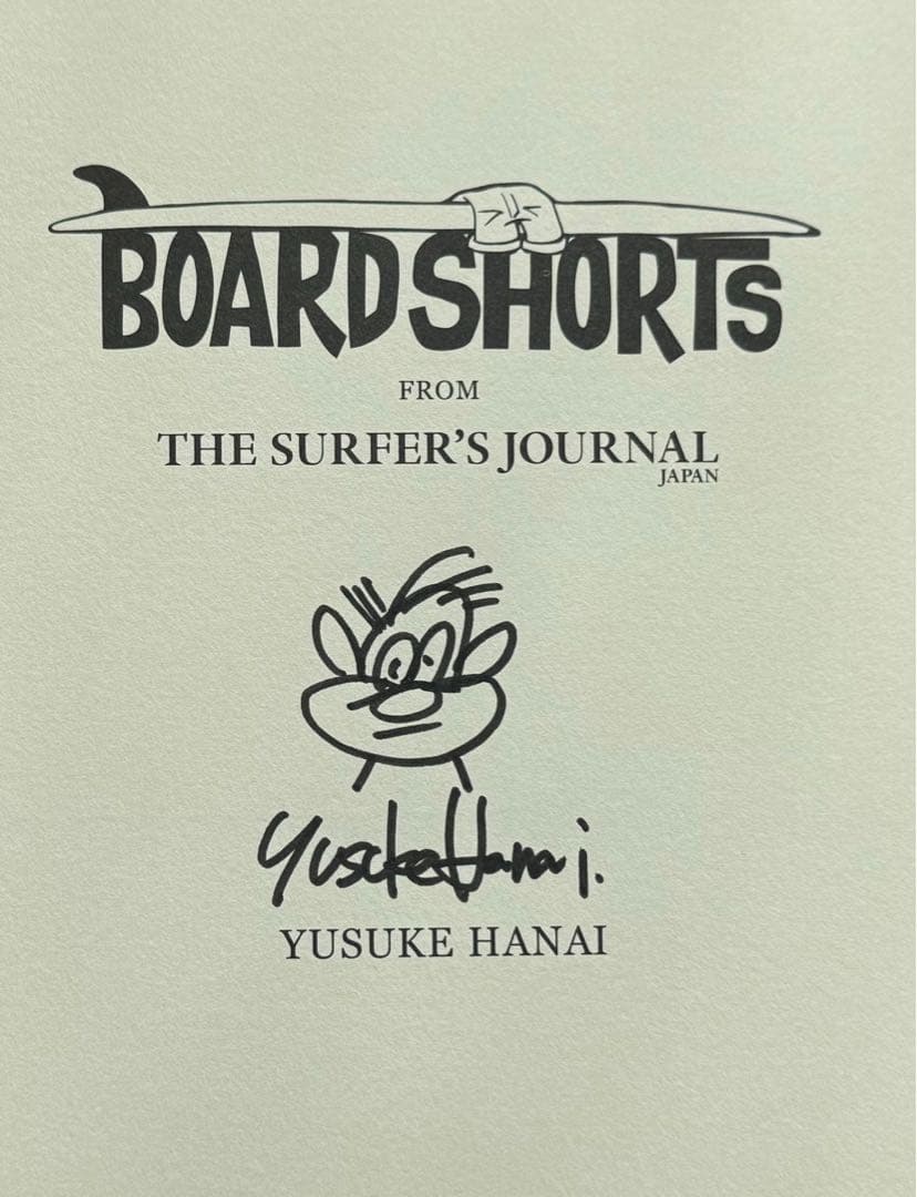 花井祐介BOARDSHORTS作品集hanai yusuke サイン入りkyne
