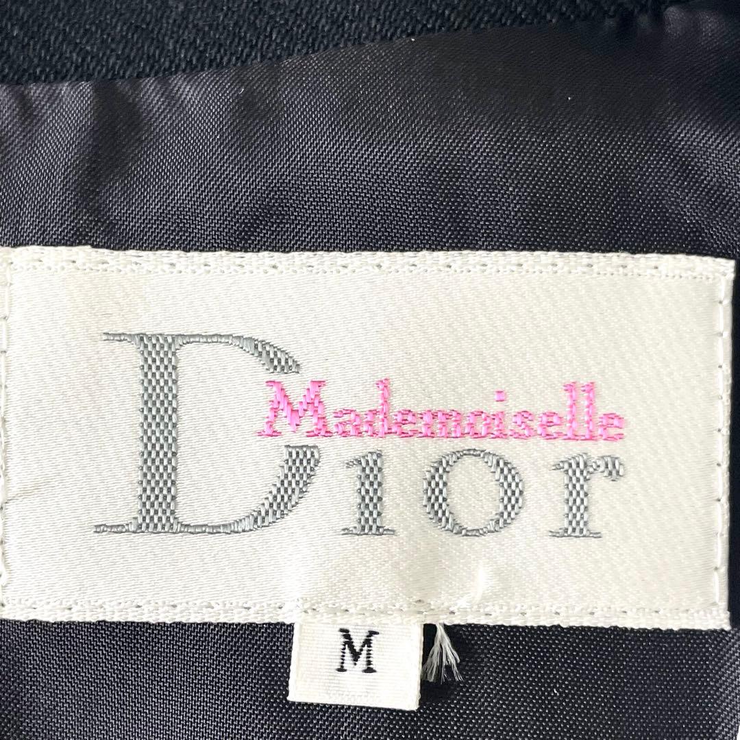 クリスチャンディオール　Dior ワンピース　ブラック　黒　金ボタン　Aライン