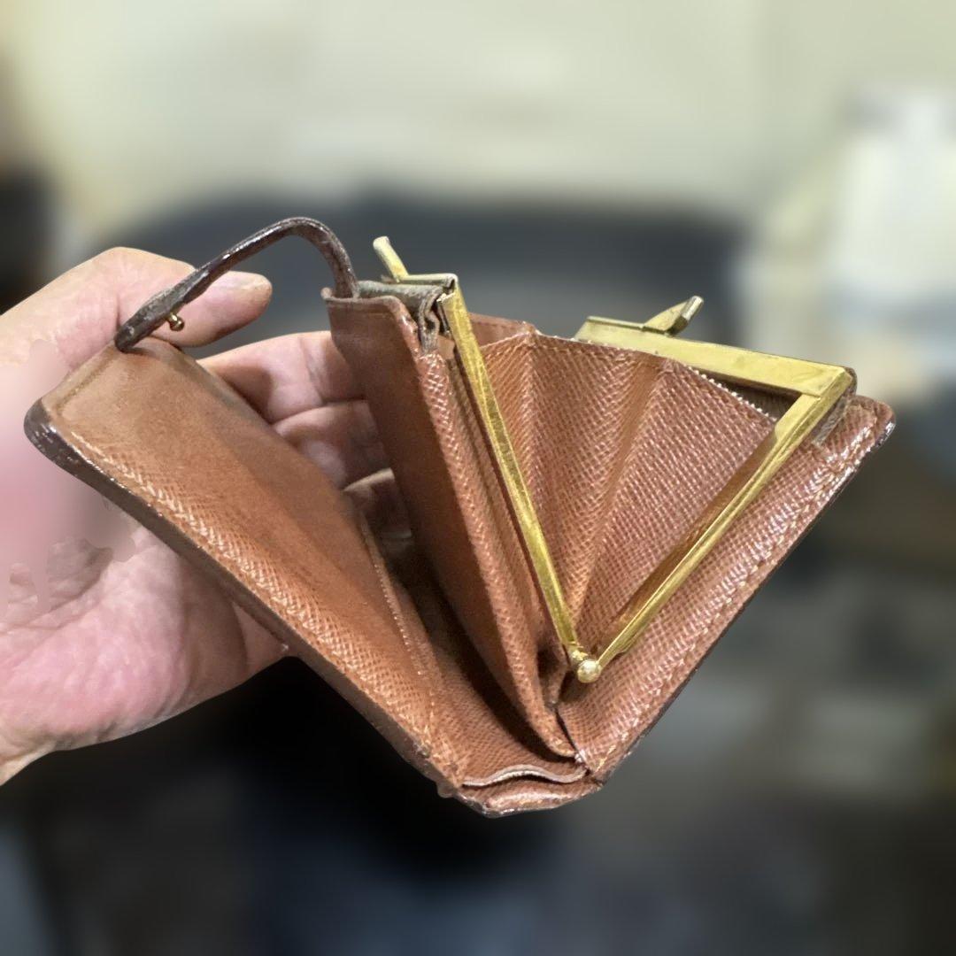 ⑨☆後期型カード8枚/良品♪モノグラム がま口 財布