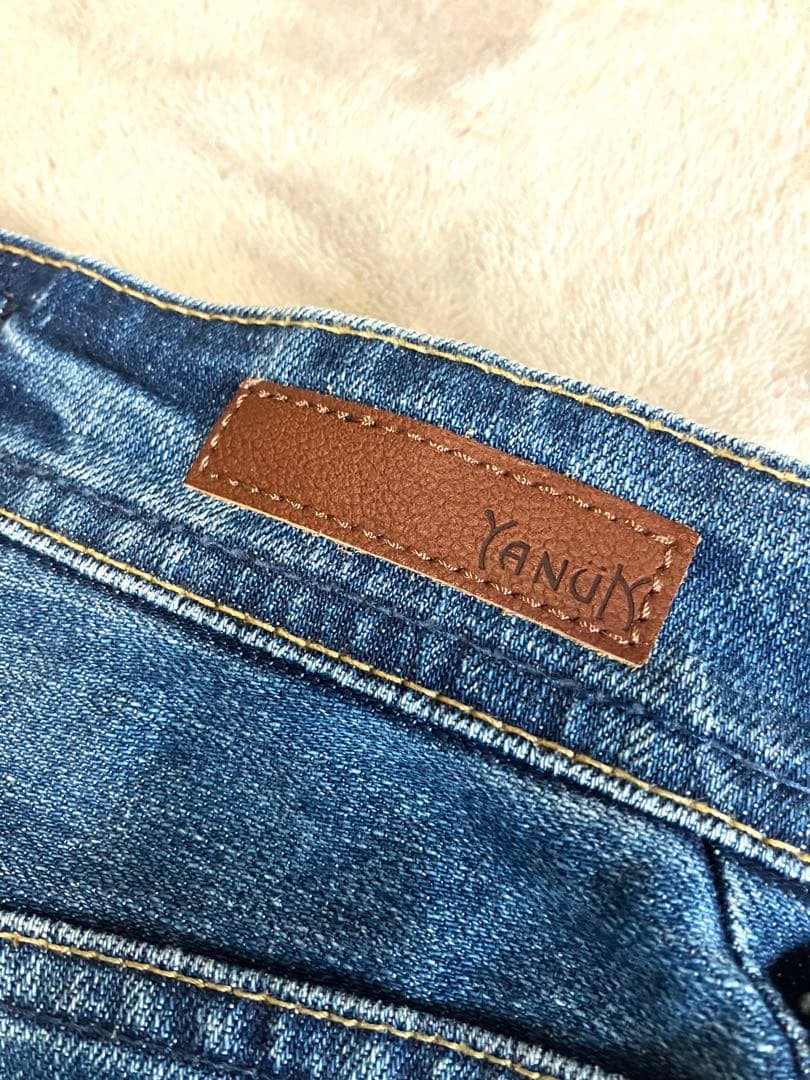 ⭐️YANUK ヤヌークレア LEA ボーイズ ストレート デニムパンツ 24