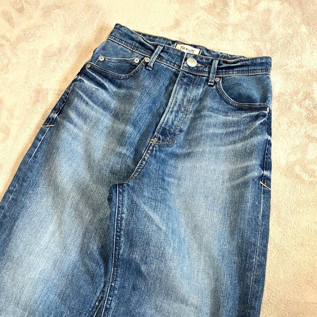 ⭐️YANUK ヤヌークレア LEA ボーイズ ストレート デニムパンツ 24