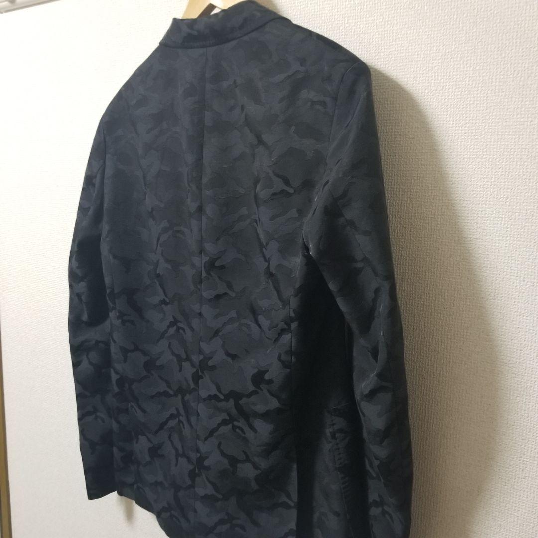 【美品】NEILBARRETT カモフラ テーラードジャケット S-M ブラック