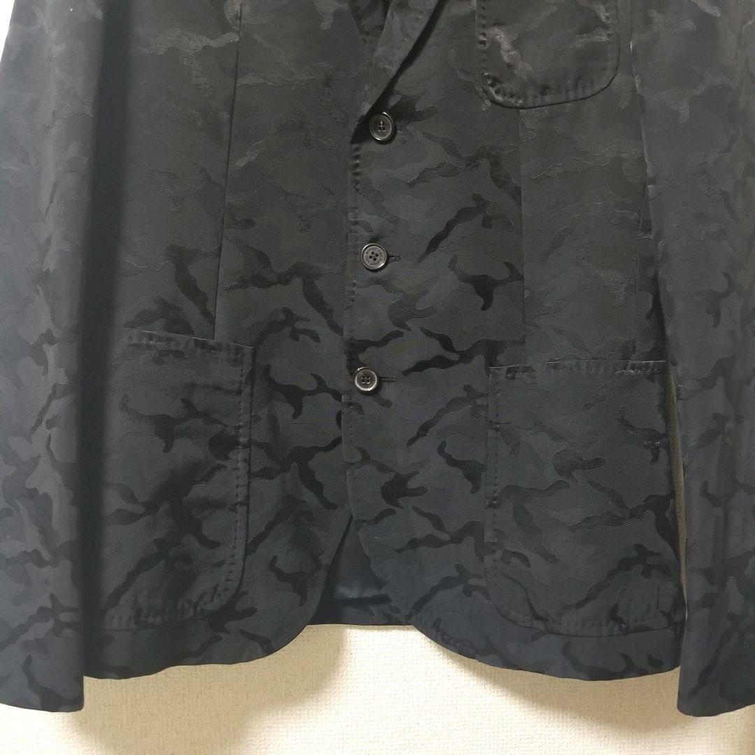 【美品】NEILBARRETT カモフラ テーラードジャケット S-M ブラック