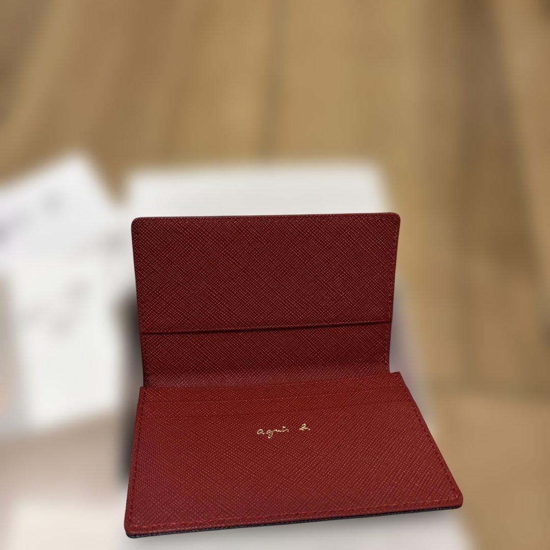 お値下げしました★agnès b. ネイビー名刺入れ　美品