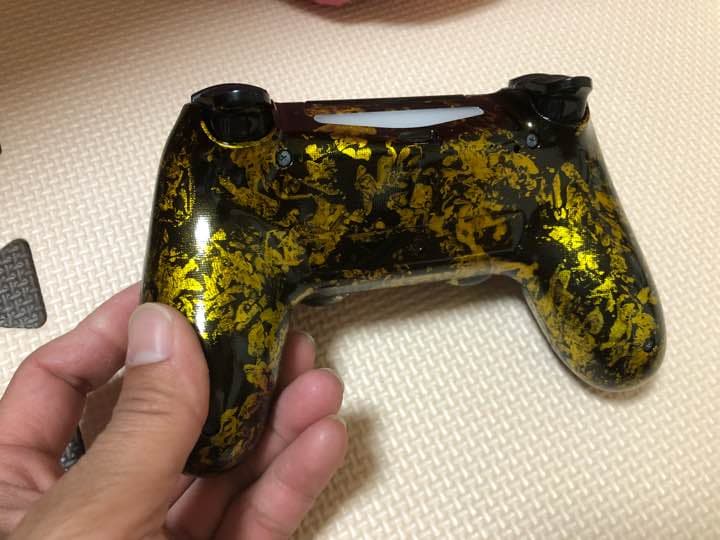 ps4 コントローラー ゴールドラップペイント